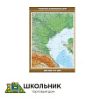 Учебная карта «Поволжский экономический район. Социально-экономическая карта» 100х140