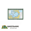 Северный Ледовитый океан. Комплексная/Физическая карта (70х100)