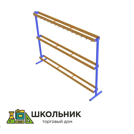 Стеллаж для лыж на 30 пар