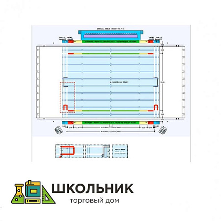 Комплект разметки для водного поло